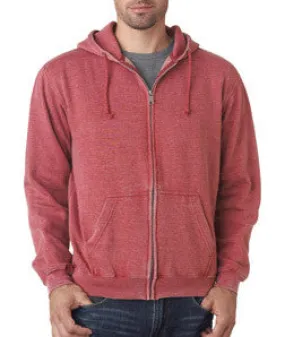 2360 Weatherproof Adult Blended Peace Full-Zip Hooded Fleece Red