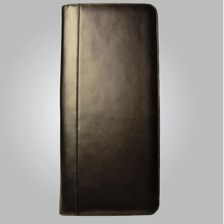 Aston Leather Collector's 40 Pen Case - Black