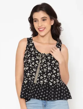 Flawless Women Floral Cotton Top | ALBA