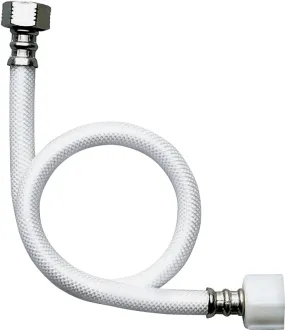 Fluidmaster B1TV09 Toilet Connector, 3/8 in Inlet, Compression Inlet, 7/8 in Outlet, Ballcock Outlet, Vinyl Tubing :EA: QUANTITY: 1
