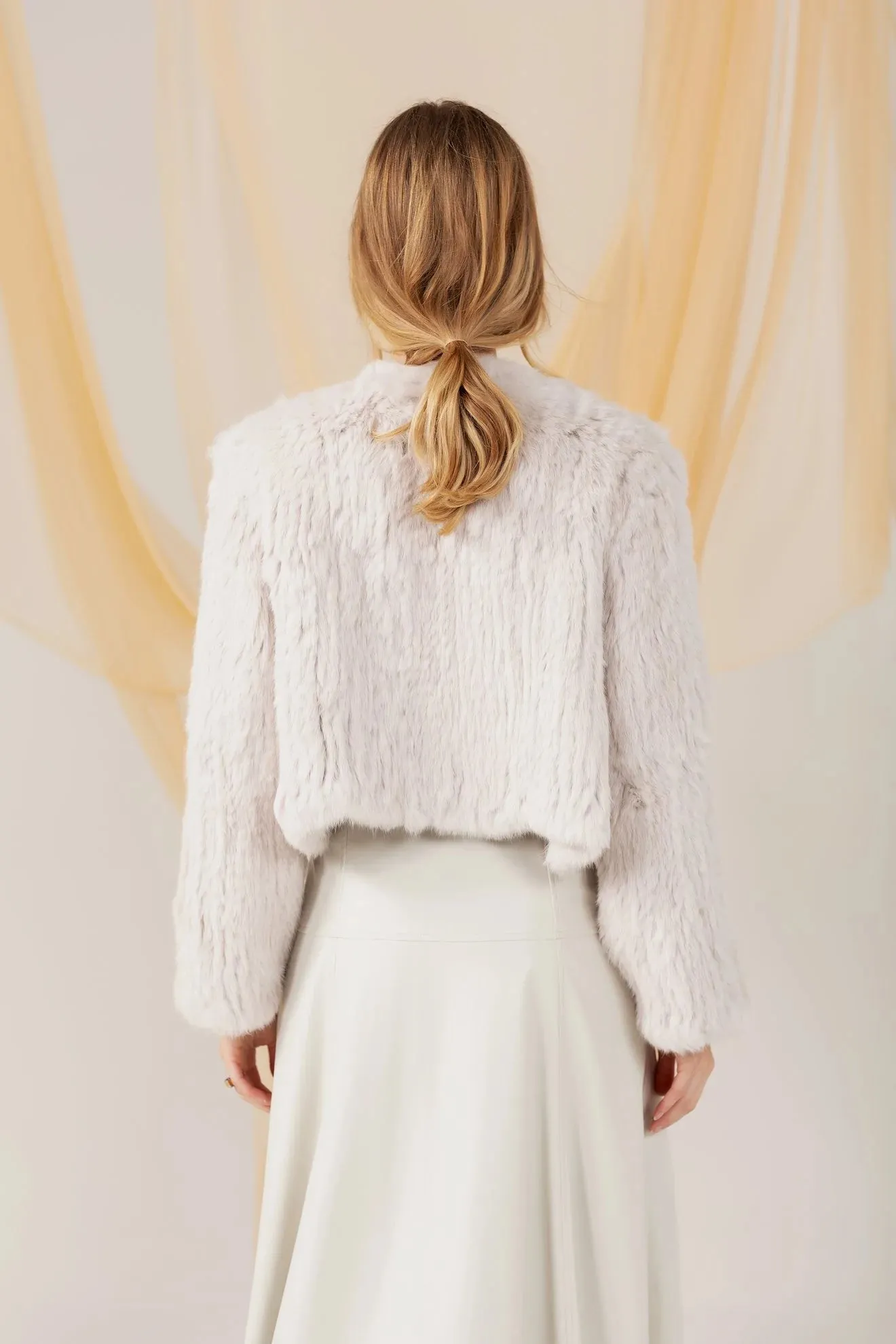 LOLA CROP JACKET (STONE)