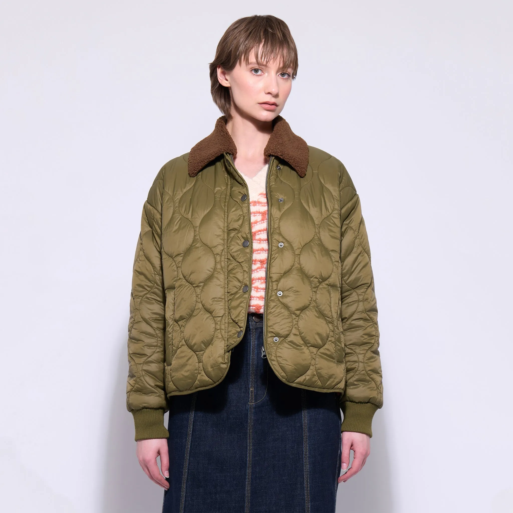 Neris Eilish Quilted Jacket - Willow