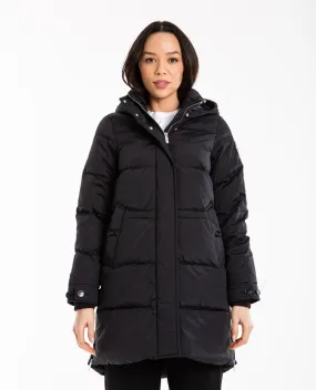 Puffy Parka Jacket Black