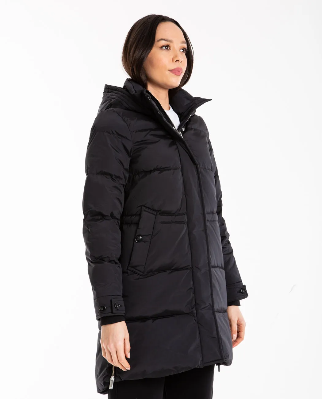 Puffy Parka Jacket Black