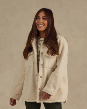 Shearling Chore Coat Natural