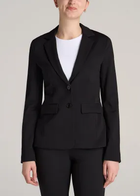 SLIM-FIT Two Button Blazer for Tall Women in Black