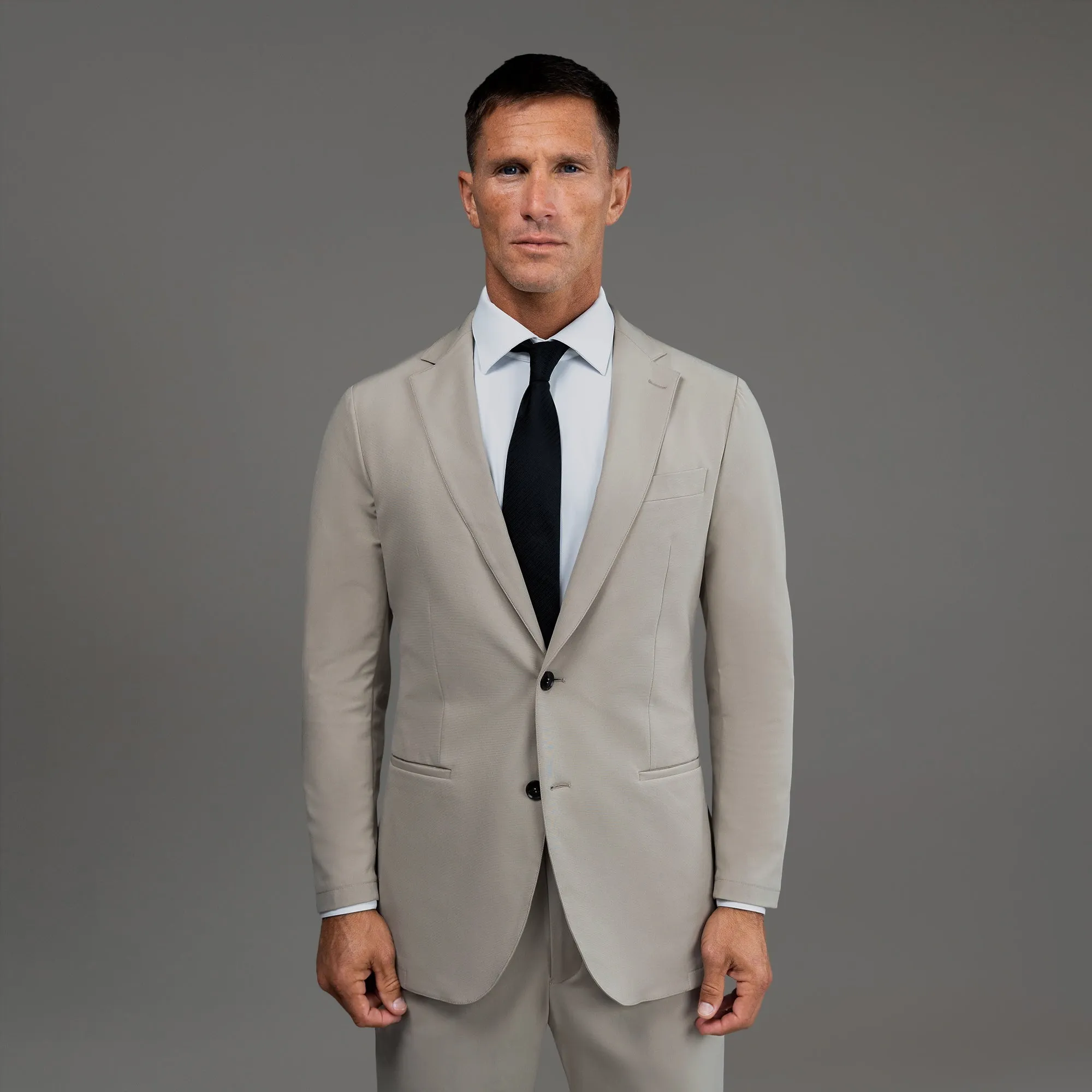 Soho FlexTech Blazer- Fog