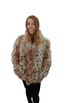 Spotted Dyed Fox Jacket