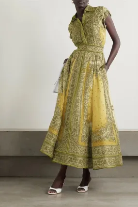 YELLOW HANKERCHIEF SKIRT
